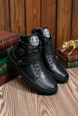 PhiliPP Plein High-Top Fashion Men Shoes--044